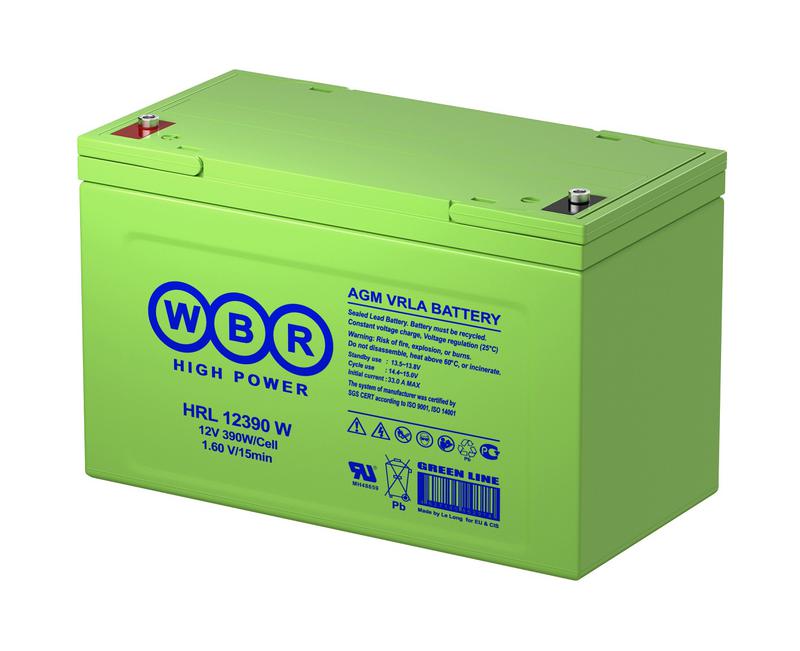 Аккумулятор 12В 110А.ч WBR HRL12390W WBR