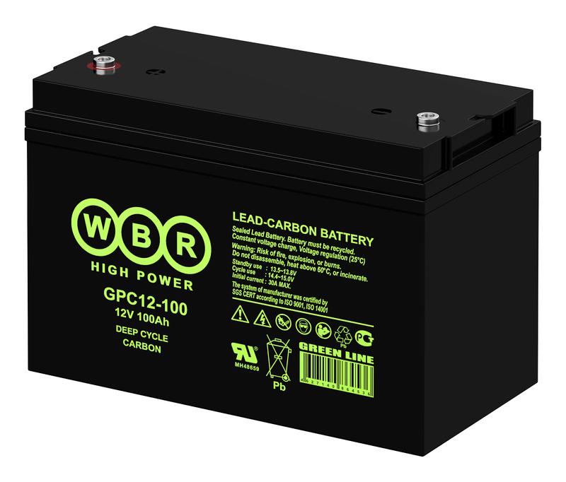 Аккумулятор тяговый 12В 100А.ч WBR GPC12-100 WBR