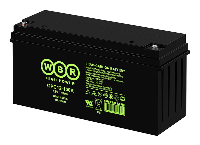 Аккумулятор тяговый 12В 150А.ч WBR GPC12-150K WBR