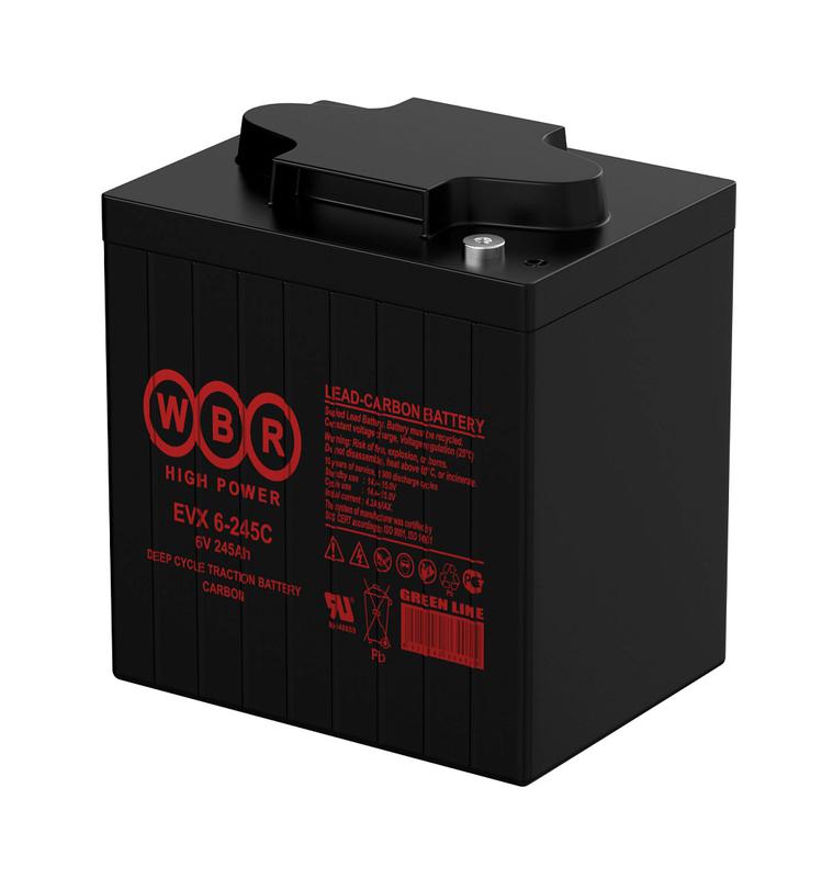 Аккумулятор тяговый 6В 245А.ч WBR EVX6-245C WBR