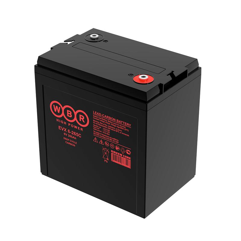 Аккумулятор тяговый 6В 265А.ч WBR EVX6-265C WBR