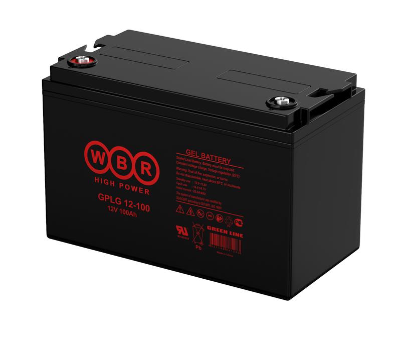 Аккумулятор гелевый 12В 100А.ч WBR GPLG12-100 WBR