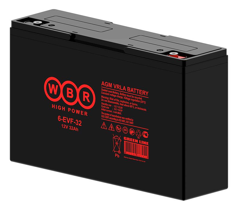 Аккумулятор тяговый 12В 32А.ч WBR 6-EVF-32 WBR