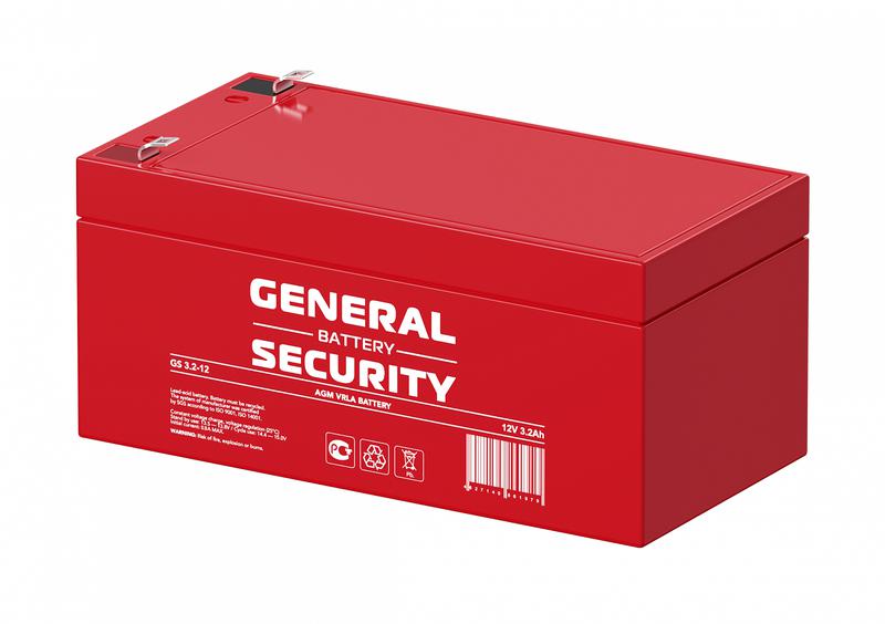 Аккумулятор 12В 3.2А.ч General Security GS3.2-12