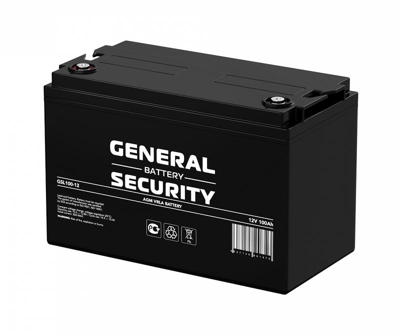 Аккумулятор 12В 100А.ч General Security GSL100-12