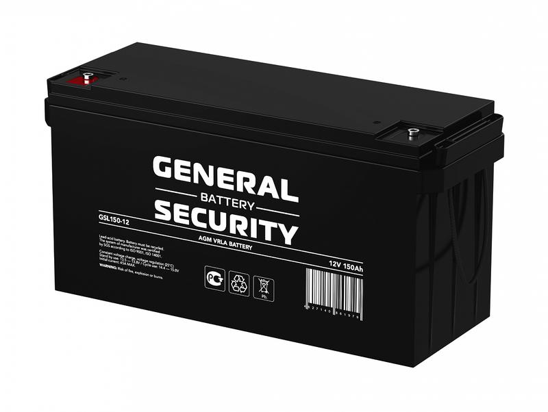 Аккумулятор 12В 150А.ч General Security GSL150-12