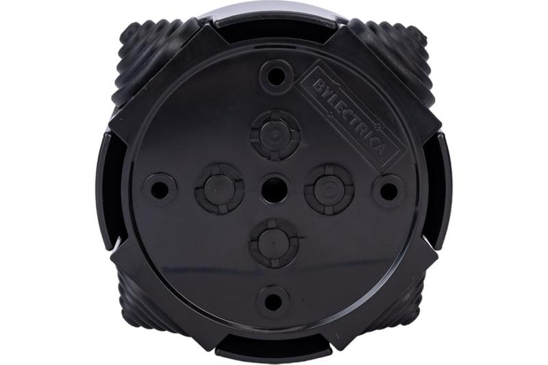 Коробка монтажная Ретро черн. Bylectrica КМ-449 черн.