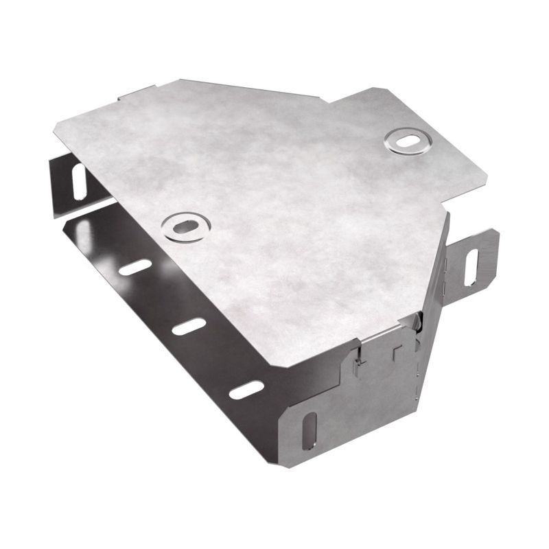 Переходник для лотка симметричный 200х100х50 с крышкой Стандарт Промрукав PR16.0471