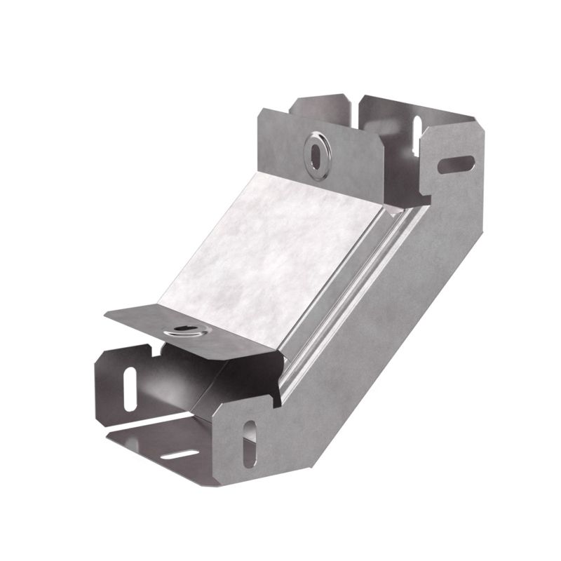 Угол для лотка вертикальный внутренний 90град. 100х50 с крышкой Стандарт Промрукав PR16.0445