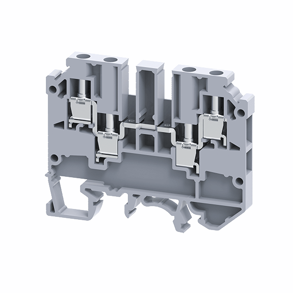 Клемма с четырьмя контактами винтовая OptiClip СMC-2.5-QUATTRO-(0.2-4)-I сер. КЭАЗ 289793