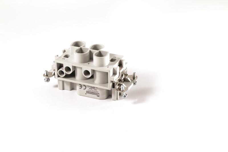 Гнездо 6 полюсов 4х80А+2х16А EMAS EB0806CP00