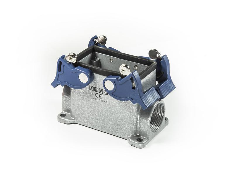 Корпус 4-фиксатора пустой 2- боковых ввода 10 полюсов EMAS EBM10GD24