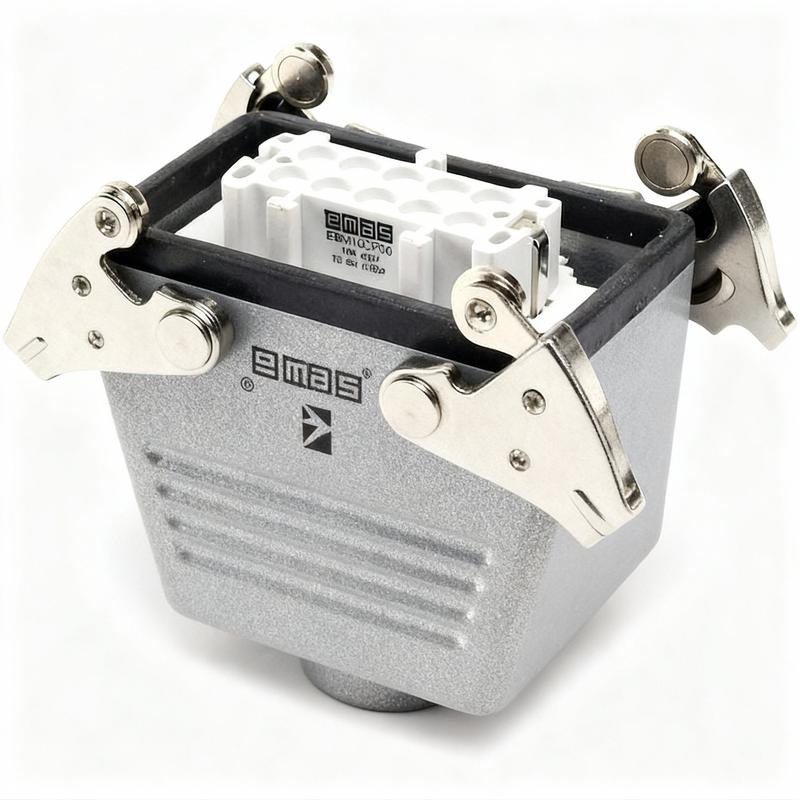 Розетка 4-фиксатора металл 10 полюсов 16А EMAS EBM10PU37