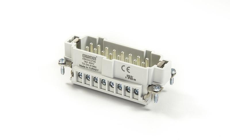 Штепсель для разъемов на 32 вывода 16А EMAS EB032CF00