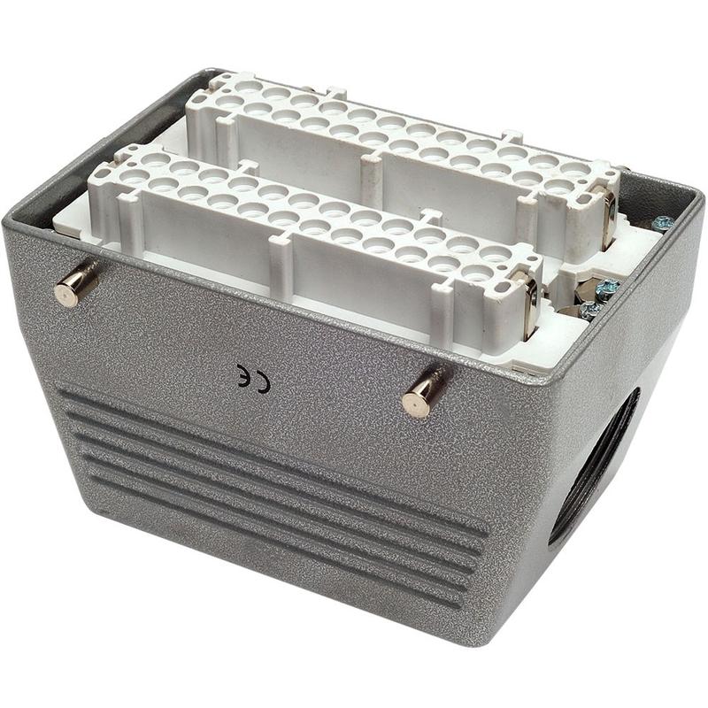 Розетка боковой ввод 48 полюсов 16А EMAS EBM48PU10