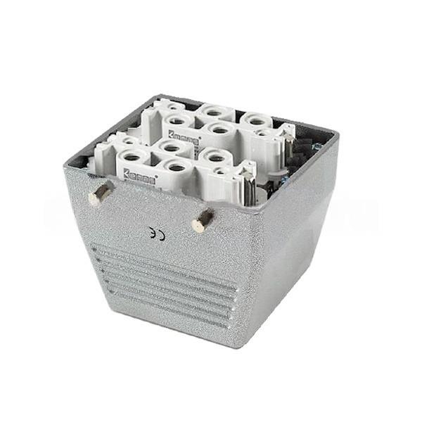 Розетка верхнийй ввод 12 полюсов 2х(4х80А+2х16А) EMAS EBM812PU30