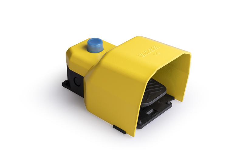 Педаль с защитной крышкой 2 скорости с функцией сброса (1НО+1НЗ)+2НЗ EMAS PDKS11GX23