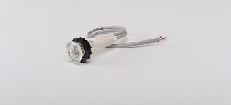 Арматура сигнальная 10мм с силиконовым проводом бел. EMAS S100LB