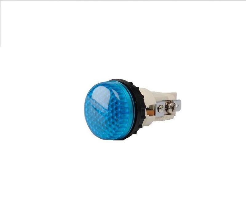Арматура сигнальная 22мм (под лампу с резьбой Ba9S) 220B син. EMAS S224NM7