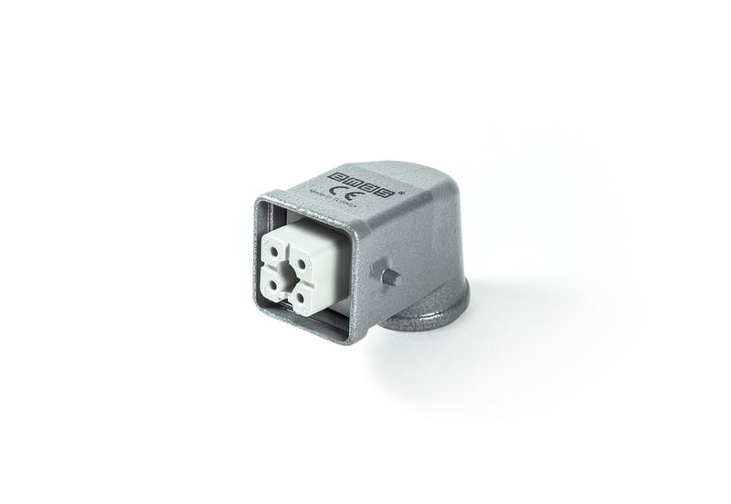 Розетка 4 полюса 10А боковой ввод EMAS EBM04PU10