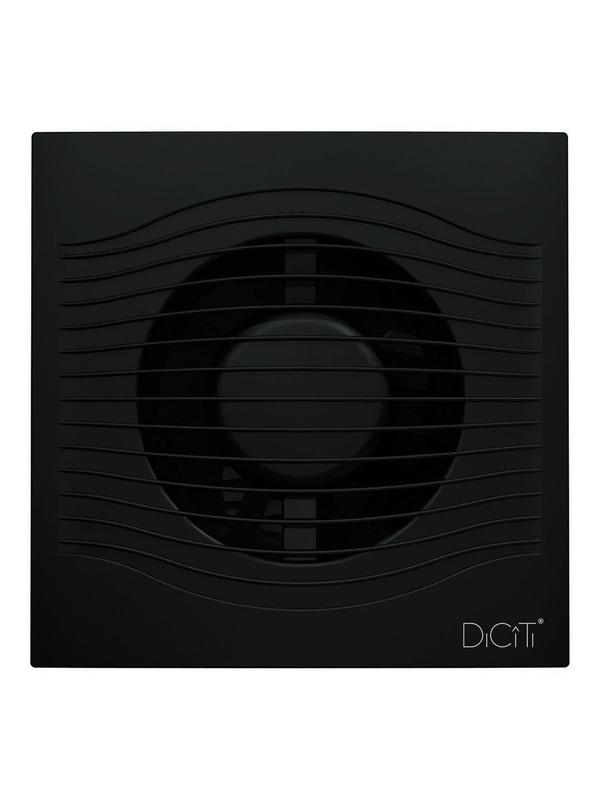 Вентилятор накладной SLIM D100 обратн. клапан DiCiTi SLIM 4C Matt black