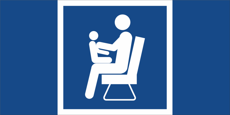 Знак безопасности NPU-6030.D03 "Места для инвалидов пожилых людей людей с детьми" Белый свет a20605