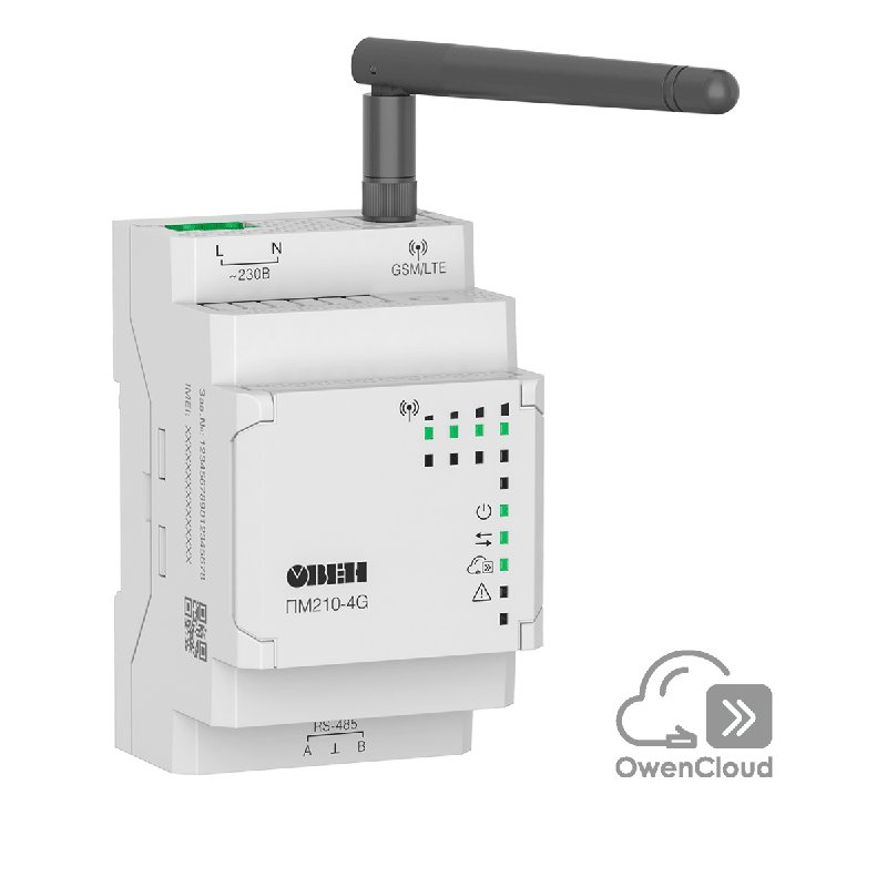 Шлюз сетевой для доступа к сервису OwenCloud ПМ210-230 ОВЕН 108722