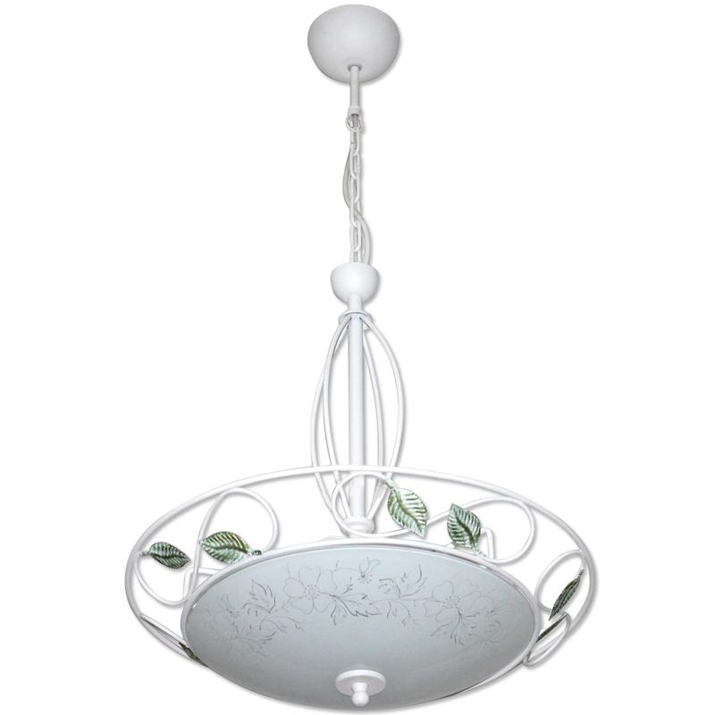 Светильник "Лара" 300 НСБ 01-2х60-119 корпус "Флора" ИУ глянцевый бел. Элетех 1005251592