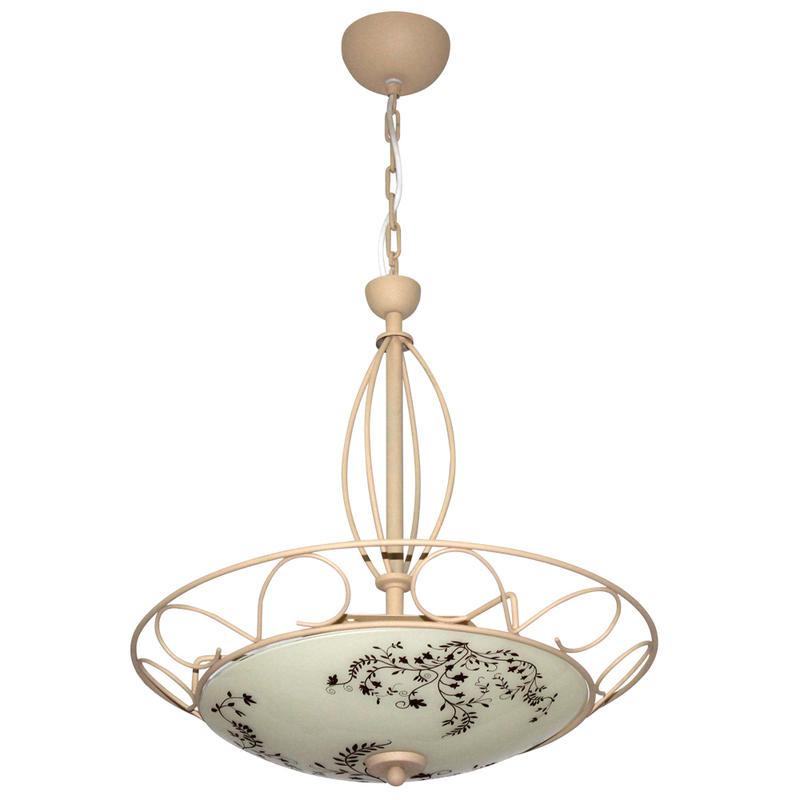 Светильник "Романтика" 300 НСБ 01-2х60-118 корпус "Орнамент" беж. ИУ матов. шампань Элетех 1005251598