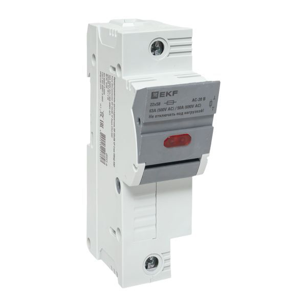 Предохранитель-разъединитель DF 22х58 1п (тип ПВЦ) EKF df221-e