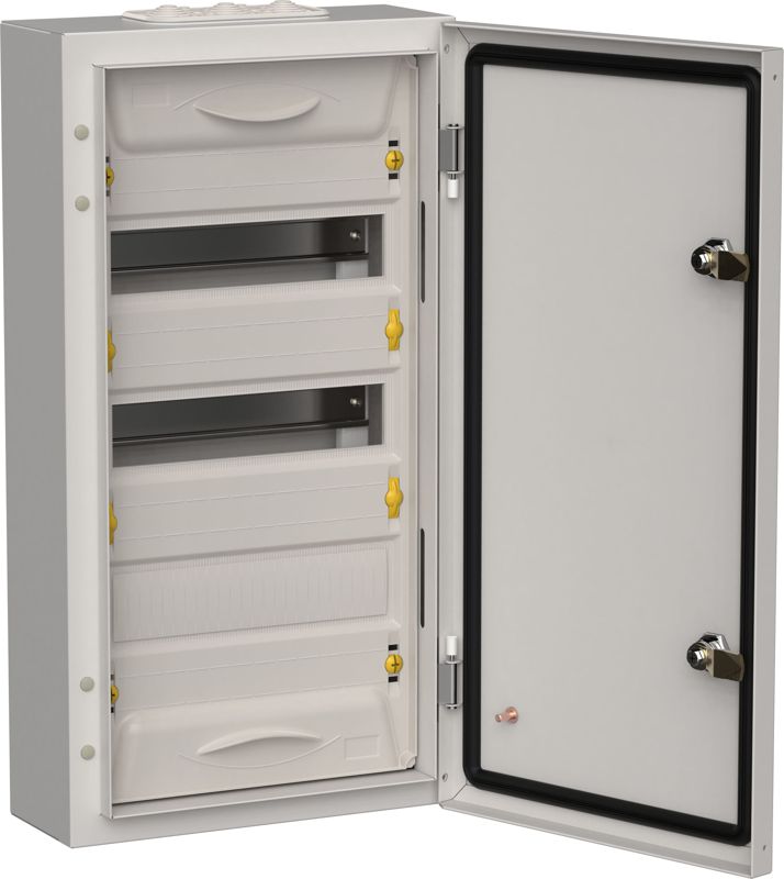 Корпус ЩРн-36 (1х36) TITAN 5 585х310х140 IP54 метал. сер. IEK TI5-50-N-036-54-7035