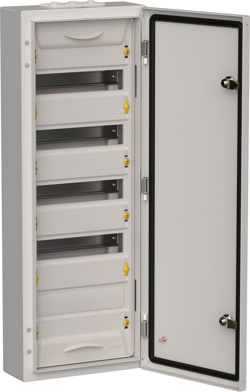 Корпус ЩРн-60 (1х60) TITAN 5 835х310х140 IP54 метал. сер. IEK TI5-50-N-060-54-7035