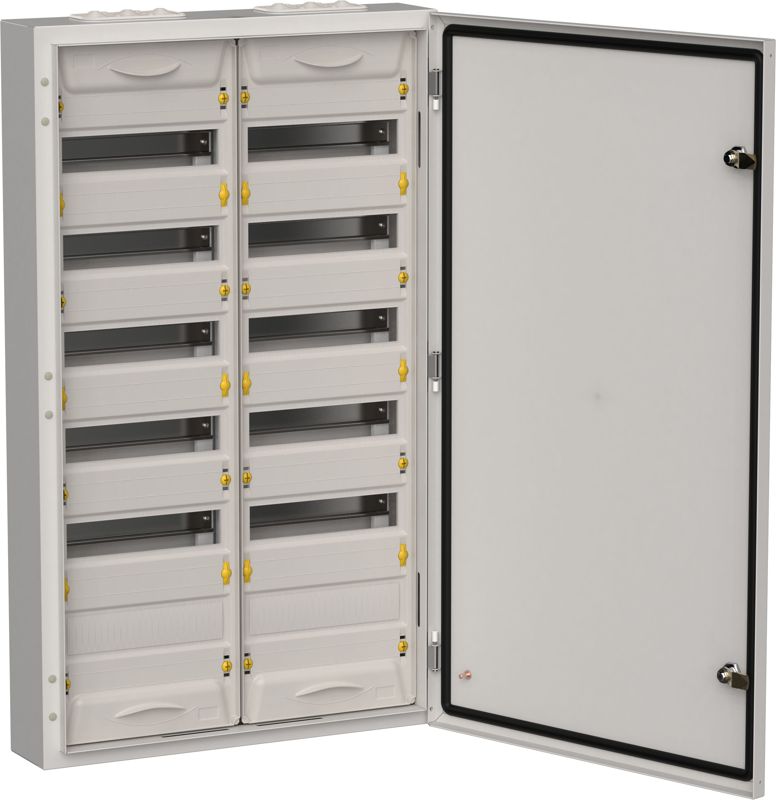 Корпус ЩРн-144 (2х72) TITAN 5 960х570х140 IP54 метал. сер. IEK TI5-50-N-2X072-54-7035