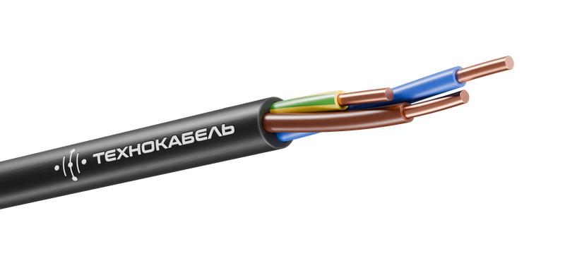 Кабель ППГнг(А)-HF 3х1.5 ОК (N PE) 0.66кВ (уп.100м) Технокабель 00-00148470