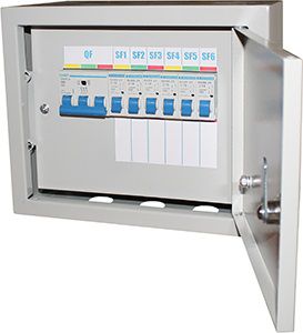 Щиток осветительный навесной ОЩВ-6 УХЛ4 100/25А IP54 Электротехник ET004205