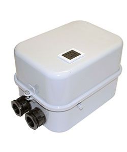 Пускатель электромагнитный ПМ12-040210 У2 В 40А 220В/50Гц 2НО+1НЗ IP54 нереверсивный с реле РТТ-121 28.0-40.0А в корпусе с кнопкой R Электротехник ET010341