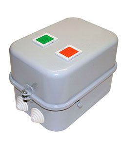 Пускатель электромагнитный ПМ12-040260 У3 В 40А 220В/50Гц 1НО IP40 нереверсивный с реле РТТ-121 28.0-40.0А в корпусе с кнопками ПУСК + СТОП + R Электротехник ET000267