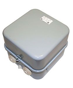 Пускатель электромагнитный ПМ12-063141 У3 В 63А 110В/50Гц 2НО+2НЗ IP40 нереверсивный без реле в корпусе без кнопок Электротехник ET004601