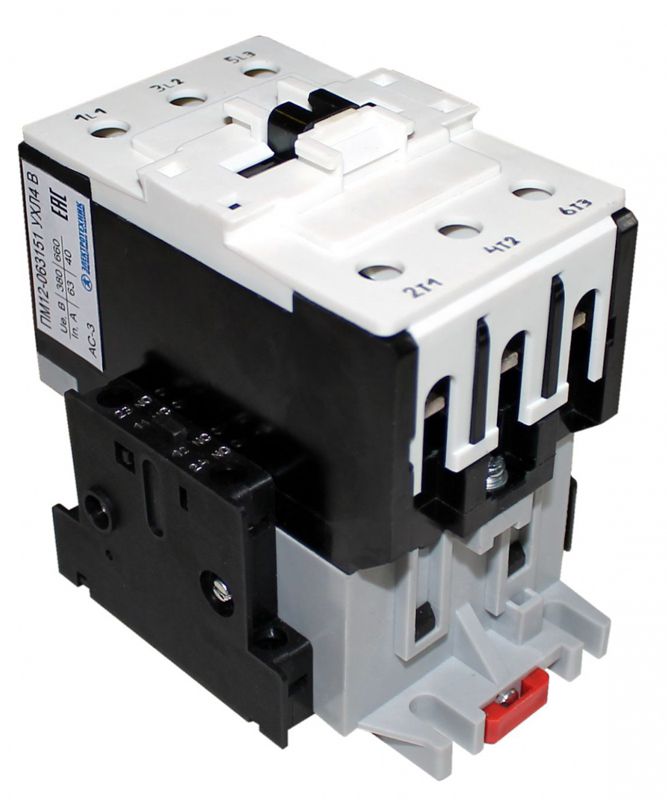 Пускатель электромагнитный ПМ12-063151 УХЛ4 В 63А 220В/50Гц 2НО+2НЗ IP20 вариант "К" нереверсивный без реле Электротехник ET000159