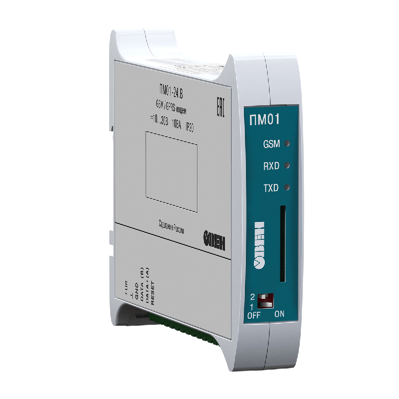 Модем GSM/GPRS ПМ01-24.АВ ОВЕН 39432