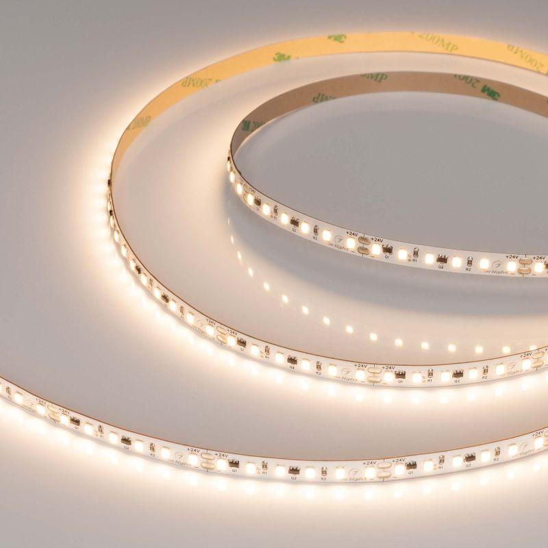 Лента светодиодная IC-A120-8mm 24V Warm 2700К 9.6Вт/м IP20 2835 стабилизированная (уп.10м) Arlight 037965