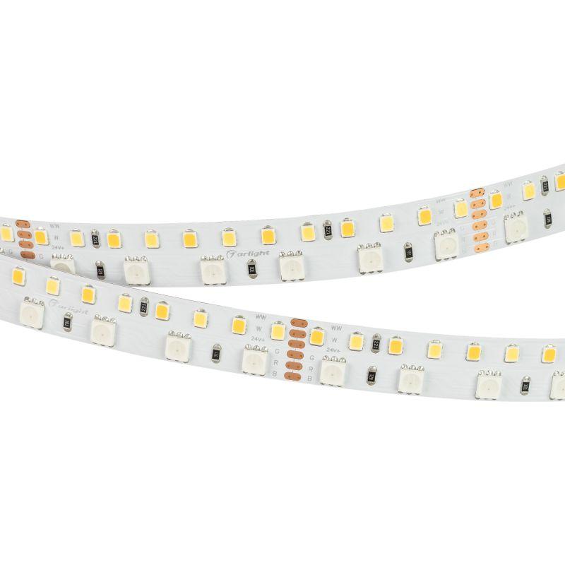 Лента светодиодная RT-BA180-15mm 24V RGBW-MIX 28.8Вт/м IP20 5060/2835 измен. цветов. темпер. (уп.5м) Arlight 022707(2)