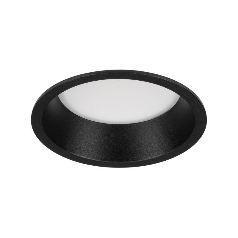 Светильник светодиодный MS-BREEZE-BUILT-R82-9W Warm3000 BK 80 deg IP20 230В металл Arlight 036619
