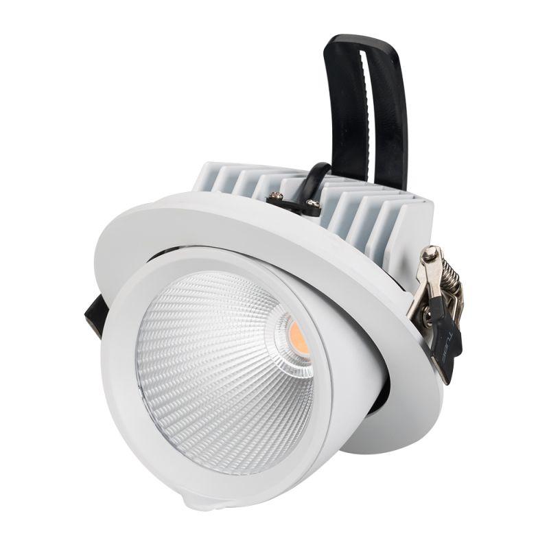 Светильник светодиодный LTD-EXPLORER-R130-20W Warm3000 WH 38 deg IP20 металл Arlight 024031