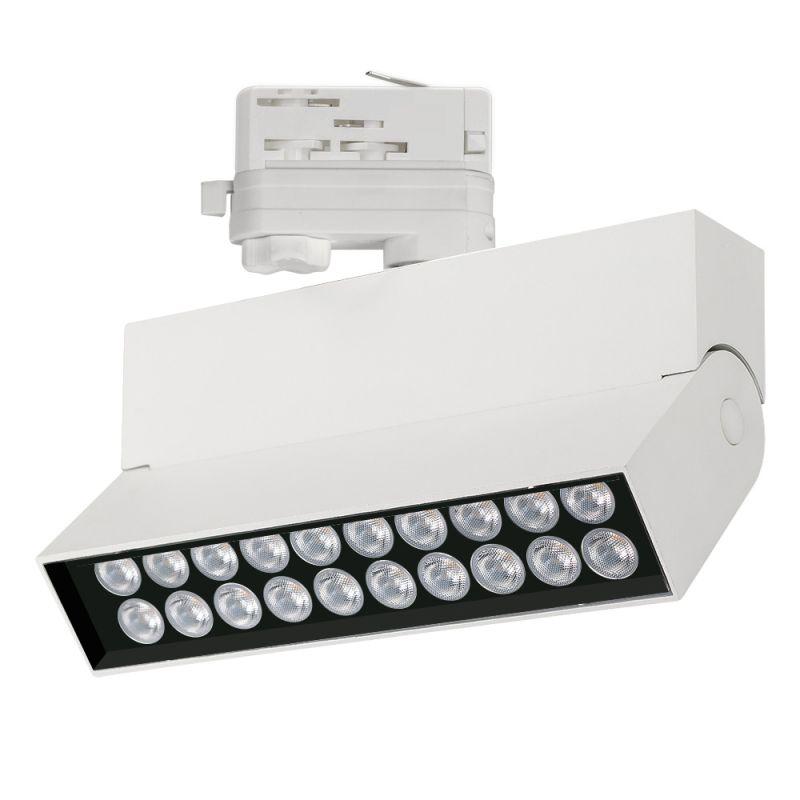 Светильник светодиодный LGD-LOFT-TRACK-4TR-S170-10W Warm3000 WH 24 deg DALI IP20 металл Arlight 036084