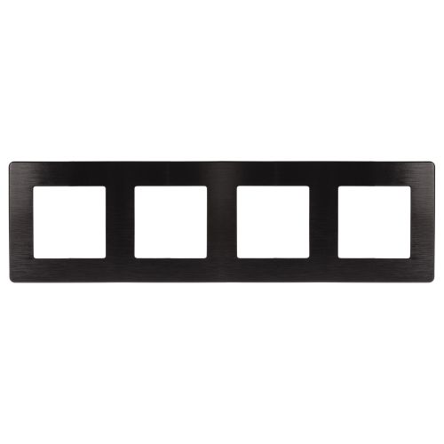 Рамка 4-м 12-5104-06 сатин черн. Эра Б0052534