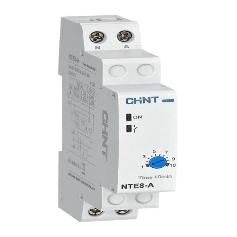 Реле времени NTE8-10A (задержка времени выключения) 1-10с 1НО AC110В (R) CHINT 258324