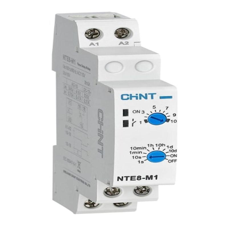 Реле времени NTE8-M1 ( регулир. уставка задержка времени) DC24B (R) CHINT 258698