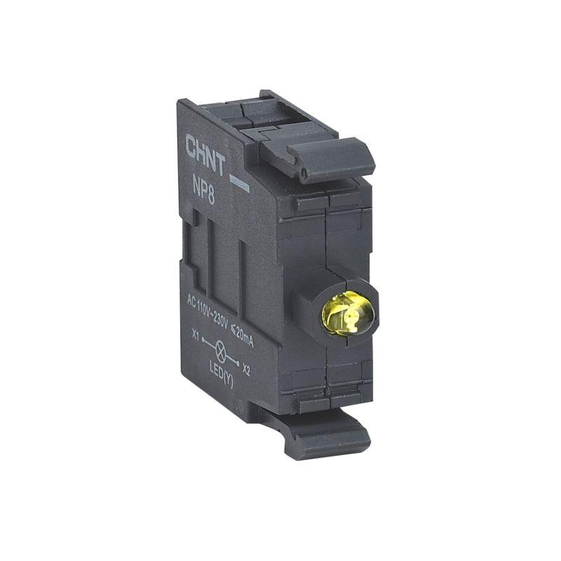 Элемент светодиодный для NP8 AC 110-230В (R) желт. CHINT 667536