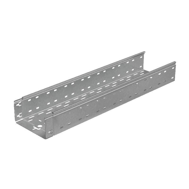 Лоток перфорированный 200х100 L6000 1мм "Быстрый монтаж ПЛЮС" LPplus100-200-1.0-6000 HD КМ PL12348